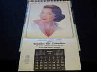 1958 SUPERIOR GIFT LINE HANGERS CALENDAR SALESMAN SAMPLE SHEETS BOOK - C 8