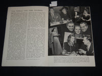 1939 MAY 13 WHERE TO GO MAGAZINE - JEAN ARTHUR COVER - NEW YORK - J 8631
