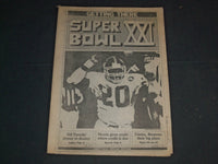 1987 JANUARY 25 NEW YORK DAILY NEWS NEWSPAPER - SUPER BOWL XXI - NP 3412
