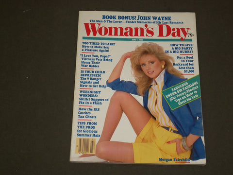 1983 JUNE 7 WOMAN'S DAY MAGAZINE - MORGAN FAIRCHILD COVER - B 3830