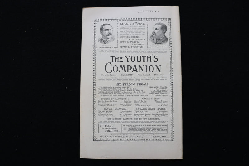 1897 OCTOBER 21 THE CONGREGATIONALIST MAGAZINE - REV. CHARLES M. LAMSON - K 2348