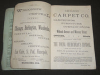 1886 THE LIVING CHURCH ANNUAL & CLERGY LIST QUARTERLY - MILWAUKEE WIS. - J 5250