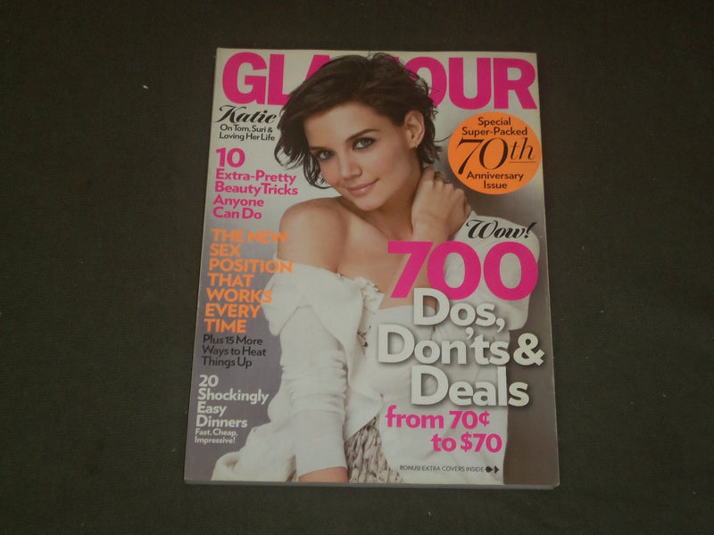 2009 APRIL GLAMOUR MAGAZINE - KATIE HOLMES COVER - B 3013