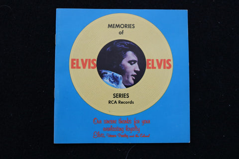 MEMORIES OF SERIES RCA RECORDS - ELVIS - PHOTO ALBUM PROMO - K 3059