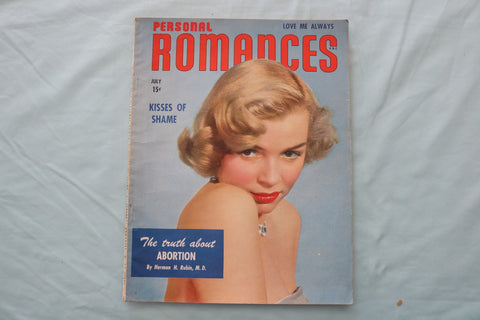 1949 JULY PERSONAL ROMANCES MAGAZINE - JEAN MARSHALL COVER - E 26705