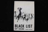 1962 BLACK LIST HARDCOVER BOOK BY GIFF CHESIRE - KD 9815