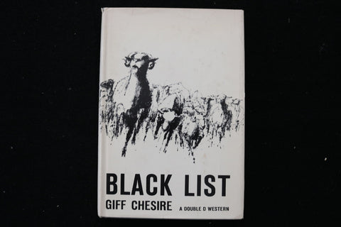 1962 BLACK LIST HARDCOVER BOOK BY GIFF CHESIRE - KD 9815