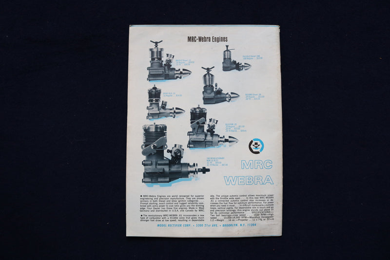 1969 JANUARY AMERICAN AIRCRAFT MODELER MAGAZINE - GEE BEE R-1 COVER - E 11347