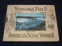 1900'S NATIONAL FALLS AMERICA'S SCENIC WONDER BOOK - COLOR VIEWS - J 7296