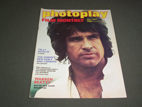 1975 JULY PHOTOPLAY FILM MONTHLY MAGAZINE - WARREN BEATTY - SP 7600