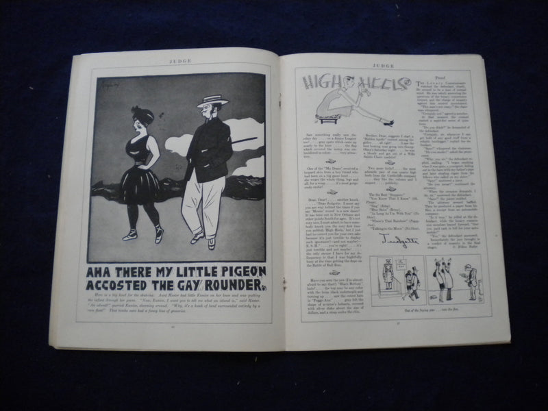 1927 JANUARY 29 JUDGE MAGAZINE - SHE'S A SKETCH! - B 435S
