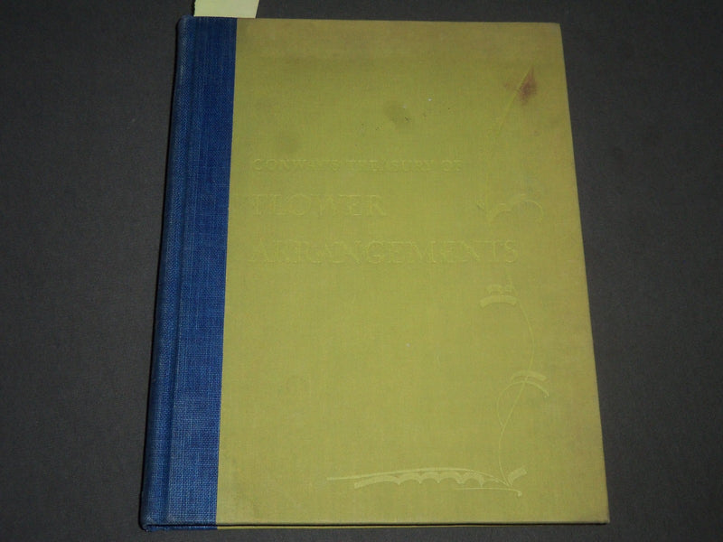 1953 CONWAY'S TREASURY OF FLOWER ARRANGEMENT INSCRIBED BOOK & LETTER - I 1234