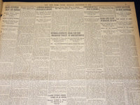 1919 DECEMBER 8 NEW YORK TIMES - NOSKE WILL REFUSE TO SIGN PROTOCOL - NT 7949