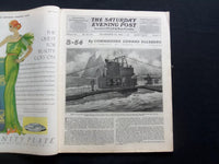 1931 APRIL 11 THE SATURDAY EVENING POST MAGAZINE - ILLUSTRATED COVER -SP 1435