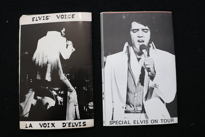 1972-1973 ELVIS PRESLEY VOICE MAGAZINES - LOT OF 4 - K 2448