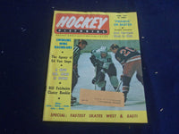 1970 APRIL HOCKEY PICTORIAL MAGAZINE - MIKE LAUGHTON-JUHA WIDING COVER - ST 200U