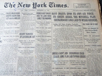 1925 SEPTEMBER 23 NEW YORK TIMES - NAVY INSISTS ON ITS OWN AIR FORCE - NT 7205