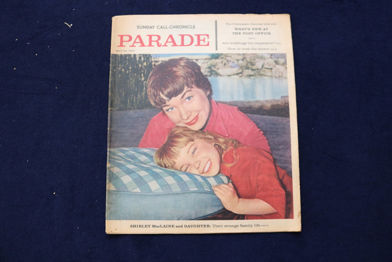 1960 MAY 22 SUNDAY CALL-CHRONICLE PARADE NEWSPAPER - SHIRLEY MACLAINE - NP 8698