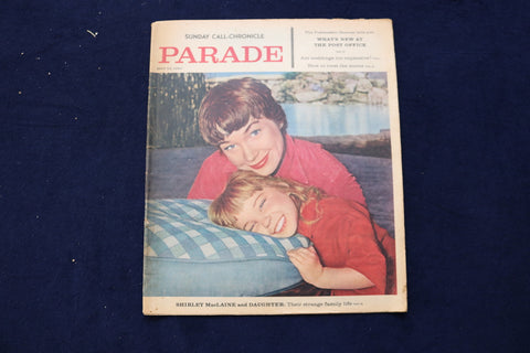 1960 MAY 22 SUNDAY CALL-CHRONICLE PARADE NEWSPAPER - SHIRLEY MACLAINE - NP 8698