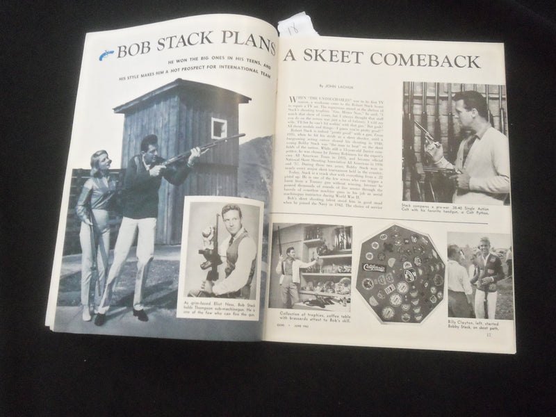 1963 JUNE GUNS MAGAZINE - ROBERT STACK - J 7812