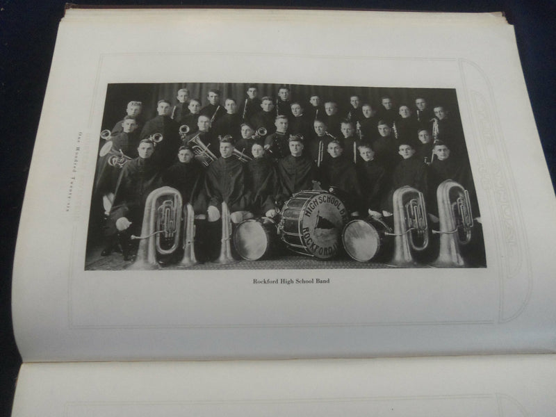 1917 THE ANNUAL ROCKFORD HIGH SCHOOL YEARBOOK - ROCKFORD, ILLINOIS - YB 2595
