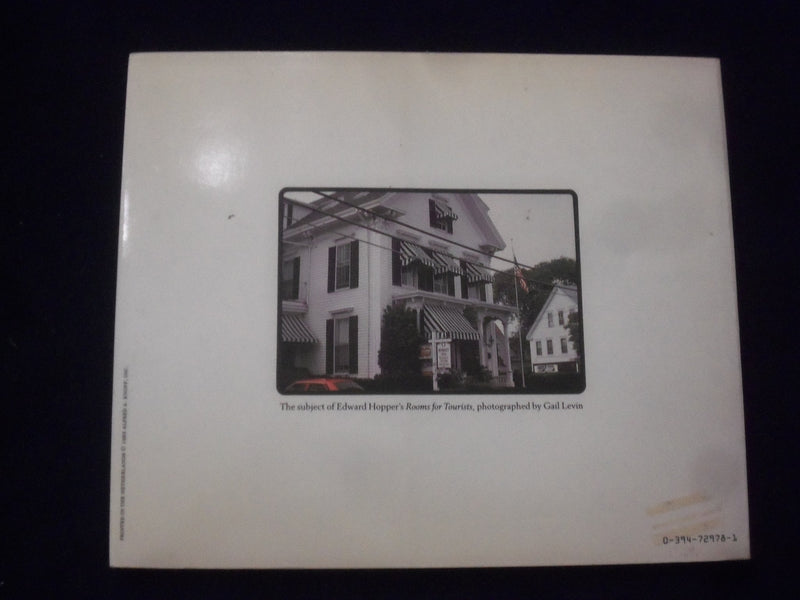 1985 HOPPER'S PLACES SOFTCOVER BOOK BY GAIL LEVIN - KD 8703