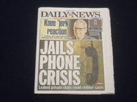 2021 MARCH 21 NEW YORK DAILY NEWS NEWSPAPER - LEAKED PRIVATE JAIL PHONE CALLS