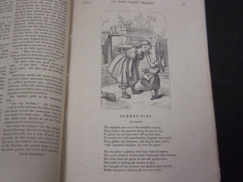 1870-1874 THE LITTLE CORPORAL MAGAZINE FOR BOYS & GIRLS LOT OF 32 - WR 379