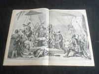 1853 AUGUST 13 ILLUSTRATED NEWS MAGAZINE - PLYMOUTH CELEBRATION - B 5531K