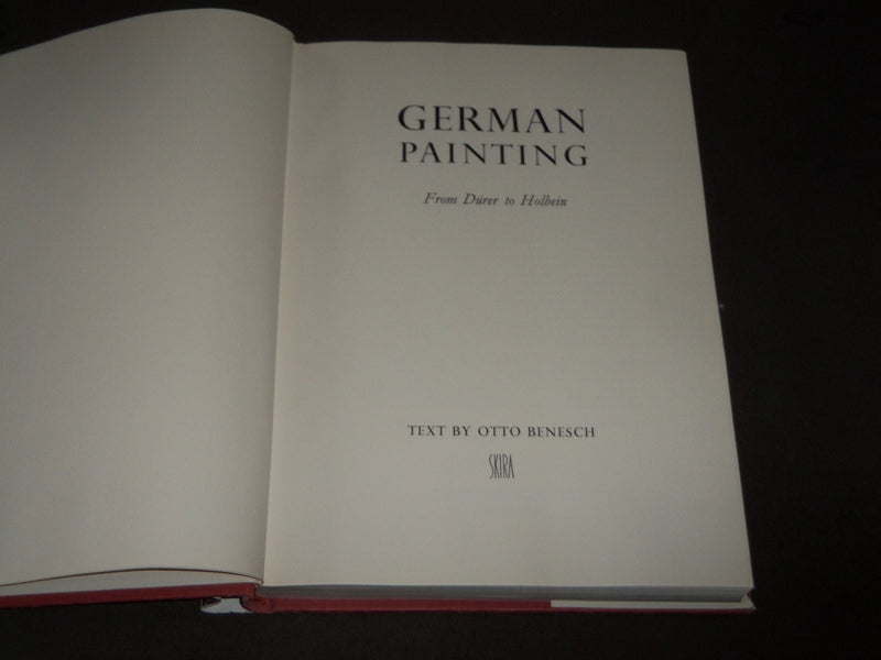 1966 GERMAN PAINTING FROM DURER TO HOLBEIN BY OTTO BENESCH BOOK - I 1613