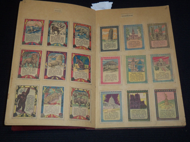 1935 SCRAPBOOK - NEWSPAPER POSTER STAMPS - KD 7946