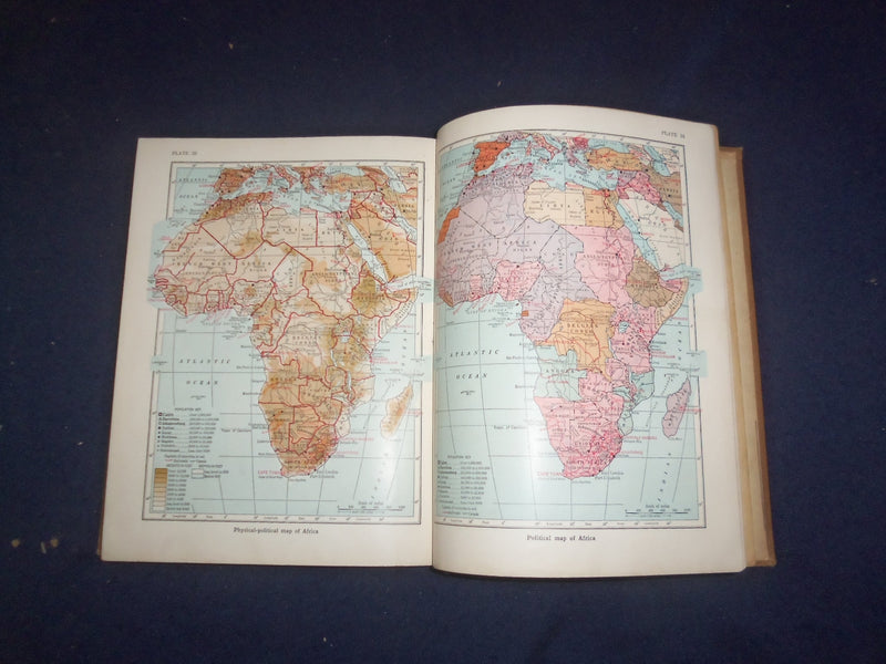 1932 LIVING GEOGRAPHY BOOK TWO PART TWO HARDCOVER BOOK - KD 8166