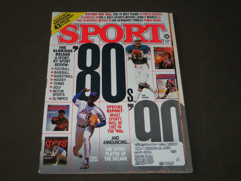 1989 OCTOBER SPORT MAGAZINE - 43RD ANNIVERSARY ISSUE - '80S & '90S - CW 315