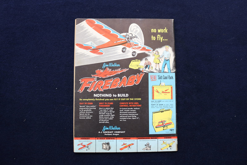 1956 JANUARY MODEL AIRPLANE NEWS MAGAZINE - PFALZ D-12 COVER - E 11515