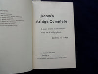 1964 GOREN'S BRIDGE COMPLETE HARDCOVER BOOK BY CHARLES H. GOREN - KD 8607