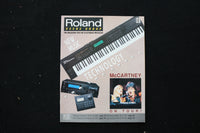1990 ROLAND USERS GROUP MAGAZINE - MCCARTNEY ON TOUR! COVER - E 10521