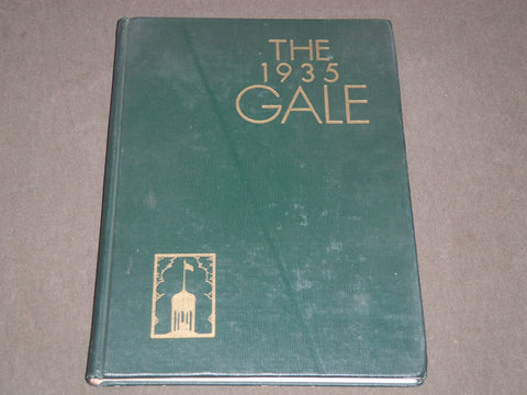 1935 THE GALE KNOX COLLEGE YEARBOOK VOLUME NO. 44 - GALESBURG ILLINOIS - YB 886
