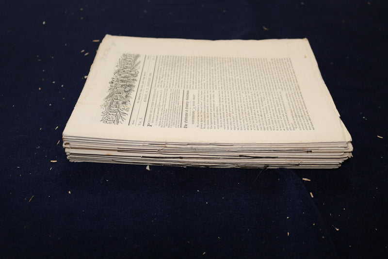 1862-1863 THE CULTIVATOR NEWSPAPER - LOT OF 16 - NP 8865