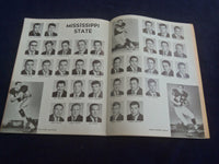 1966 OCT 29 ALABAMA VS MISSISSIPPI STATE FOOTBALL PROGRAM- KEN STABLER- ST 4452Q