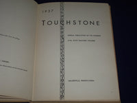 1937 TOUCHSTONE STATE TEACHERS COLLEGE YEARBOOK - MILLERSVILLE PA - YB 415