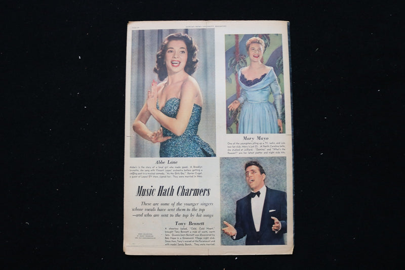 1952 JUNE 1 NEW YORK SUNDAY NEWS MAGAZINE - JUNE ALLYSON COVER - E 25404