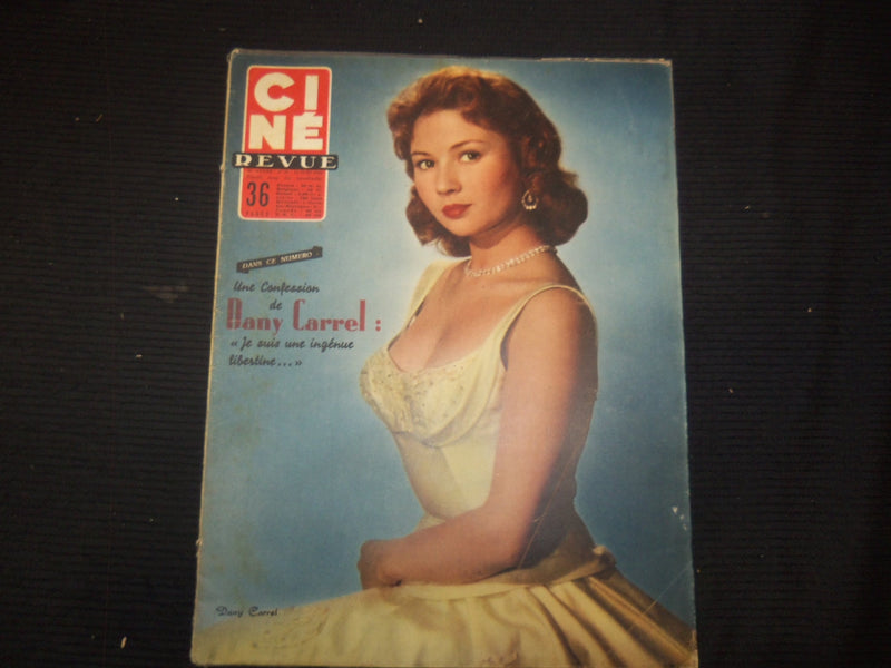 1956 JUNE 15 CINE REVUE FRENCH MAGAZINE - DANY CARREL COVER - E 24751