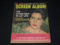 1965 JANUARY SCREEN ALBUM MAGAZINE - LIZ TAYLOR COVER - E 14660