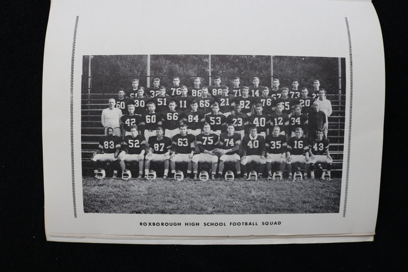 1962 NOVEMBER 22 ROXBOROUGH H.S. VS. GERMANTOWN H.S. PROGRAM - K 2852