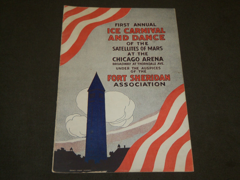 1918 FIRST ANNUAL ICE CARNIVAL AND DANCE PROGRAM - FORT SHERIDAN - J 3535