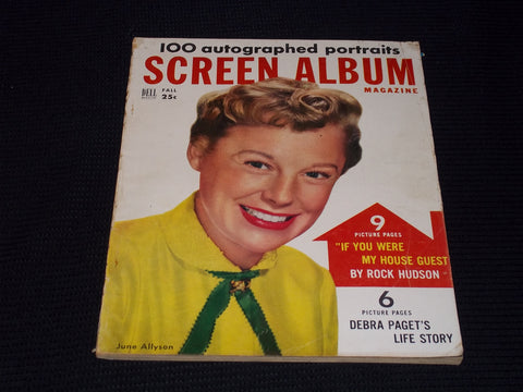 1953 FALL SCREEN ALBUM MAGAZINE - JUNE ALLYSON FRONT COVER - E 15199