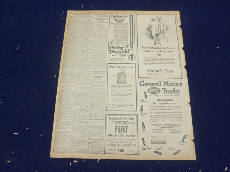 1922 NOVEMBER 15 NEW YORK TIMES - JACOB GIMBEL HEIRS FOREGO $1,000,000 - NT 8427