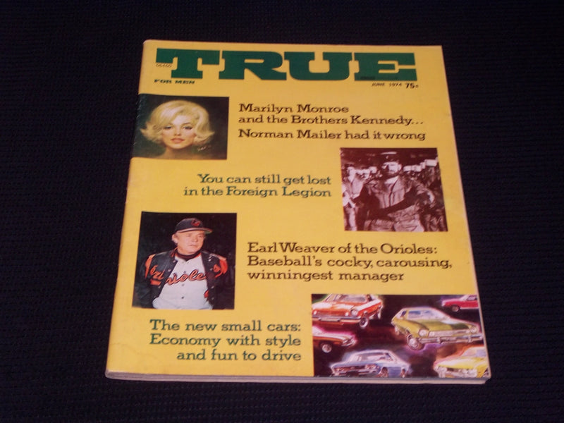 1974 JUNE TRUE MAGAZINE - MARILYN MONROE FRONT COVER - E 3426