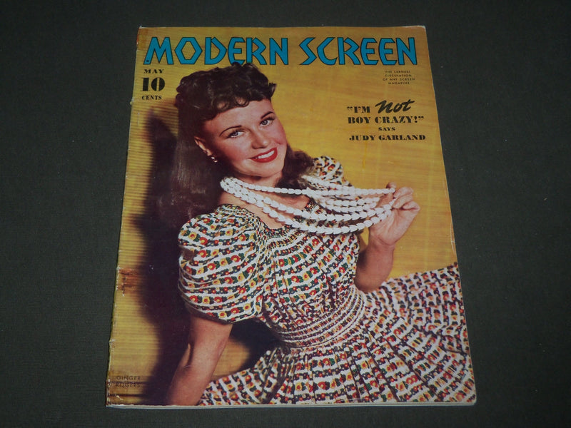 1940 MAY MODERN SCREEN MOVIE MAGAZINE - GINGER ROGERS COVER - NICE ADS - M 130