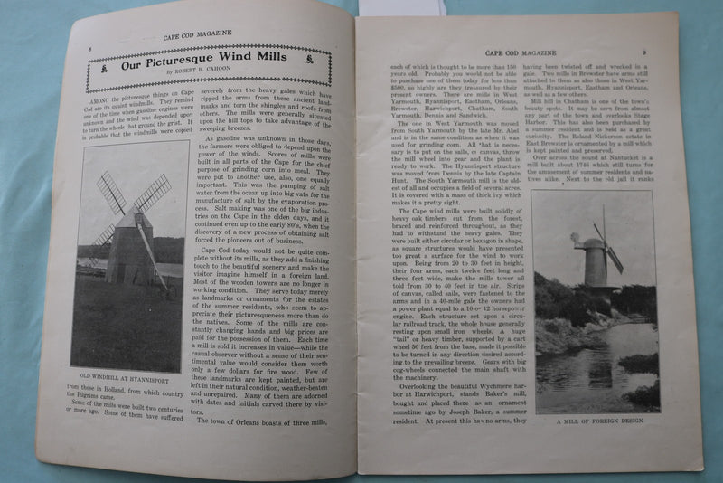 1916 OCTOBER CAPE CODE A MONTHLY MAGAZINE - K 3417